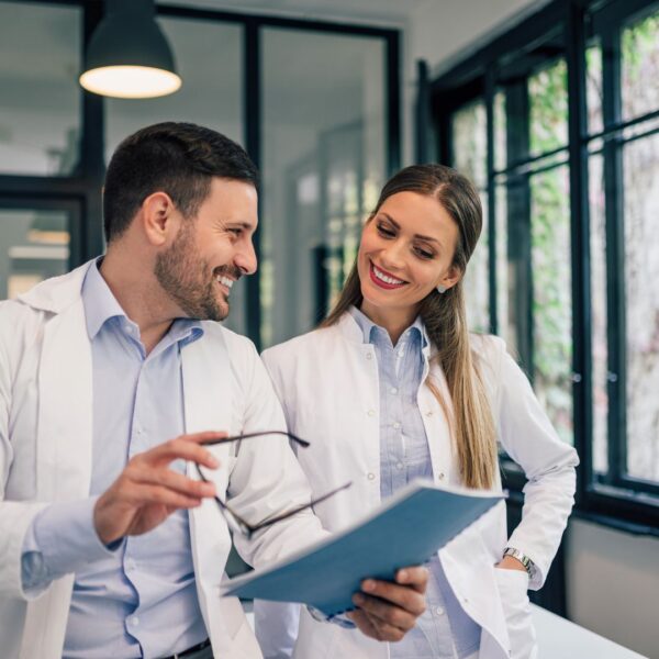 doctors studying research