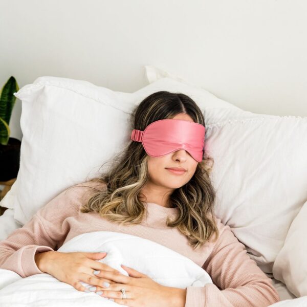 woman sleeping in bed