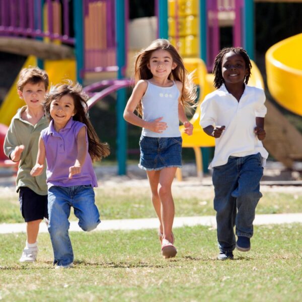 kids playing outside
