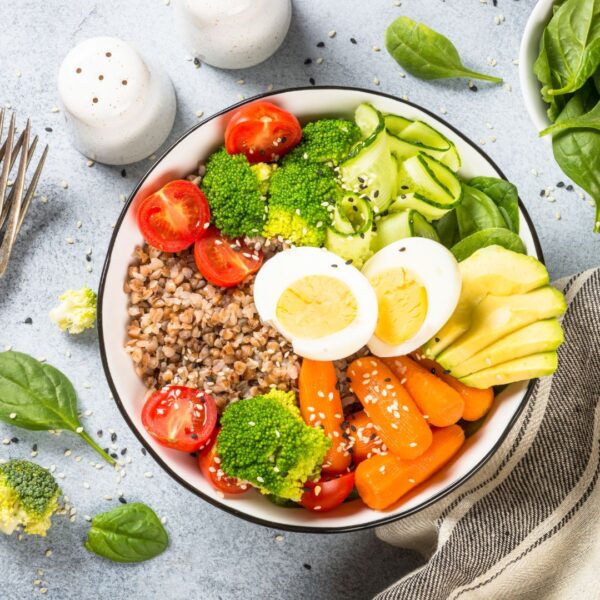 a healthy food bowl